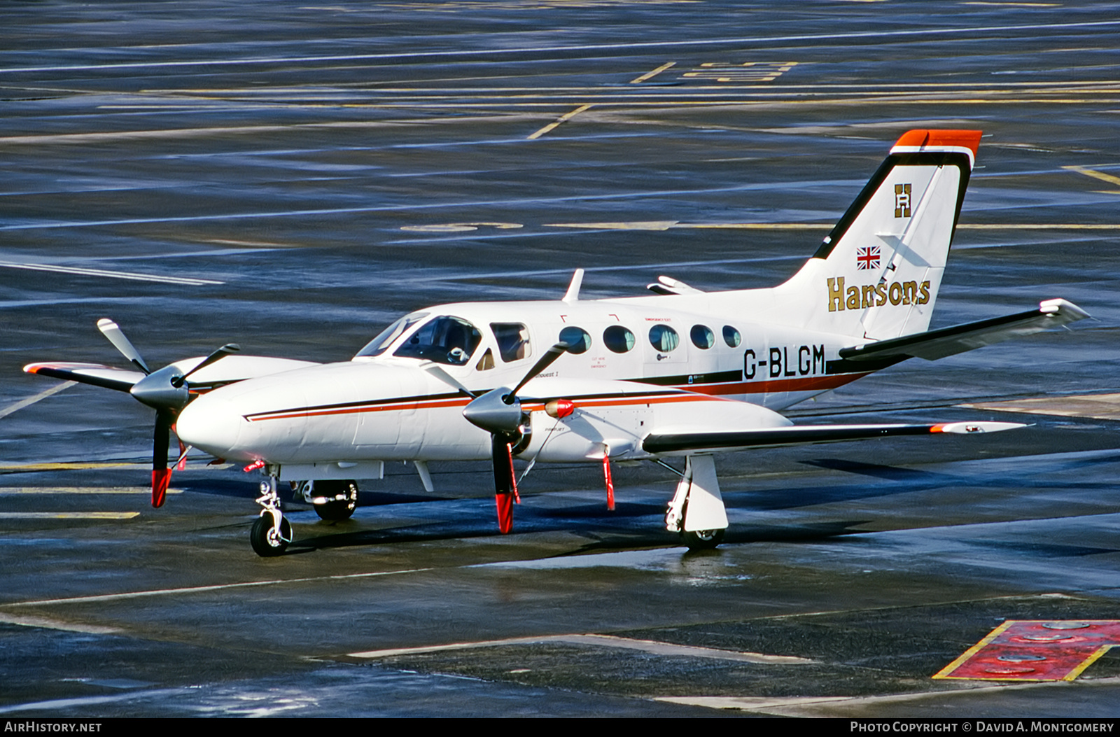 Aircraft Photo of G-BLGM | Cessna 425 Conquest I | Hanson's Services | AirHistory.net #680779