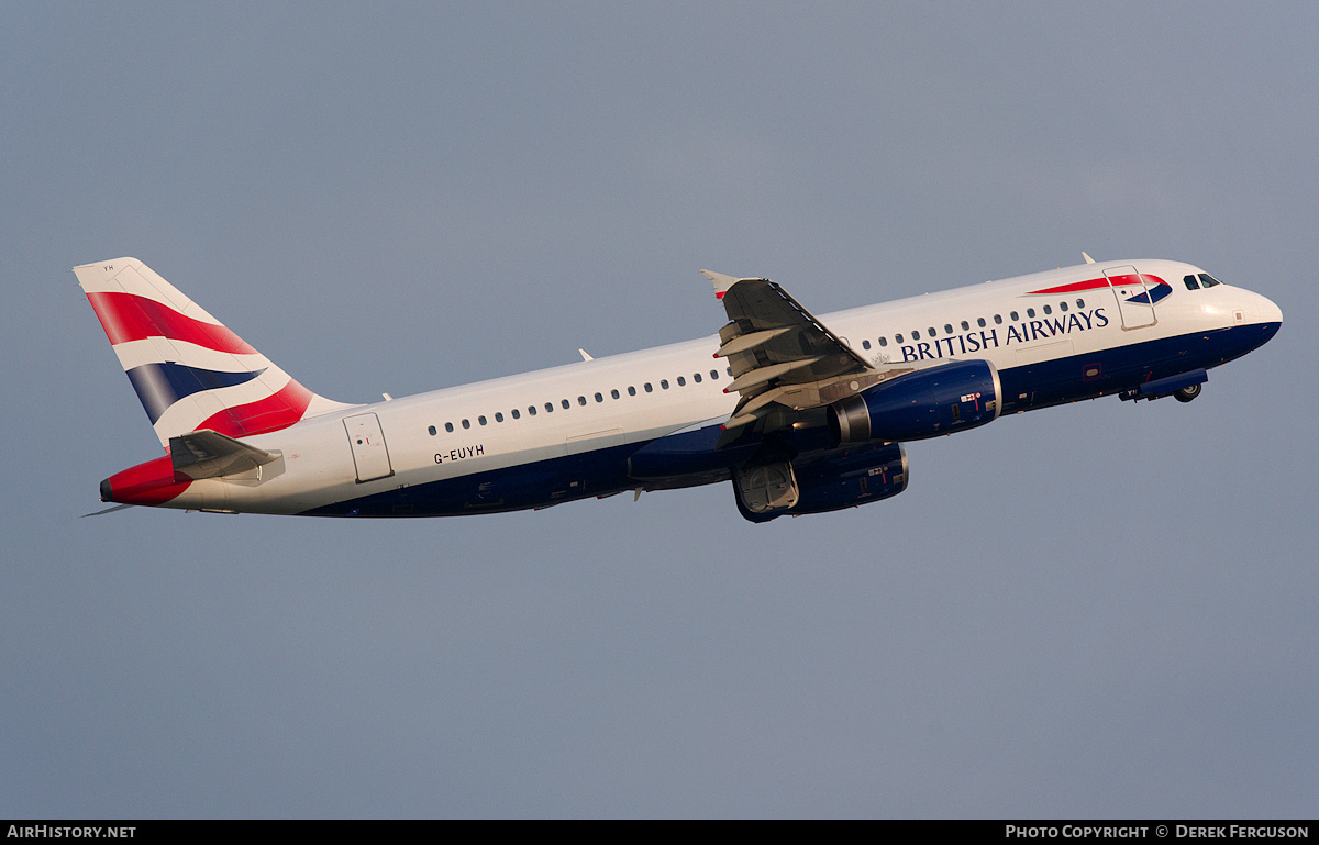 Aircraft Photo of G-EUYH | Airbus A320-232 | British Airways | AirHistory.net #684991