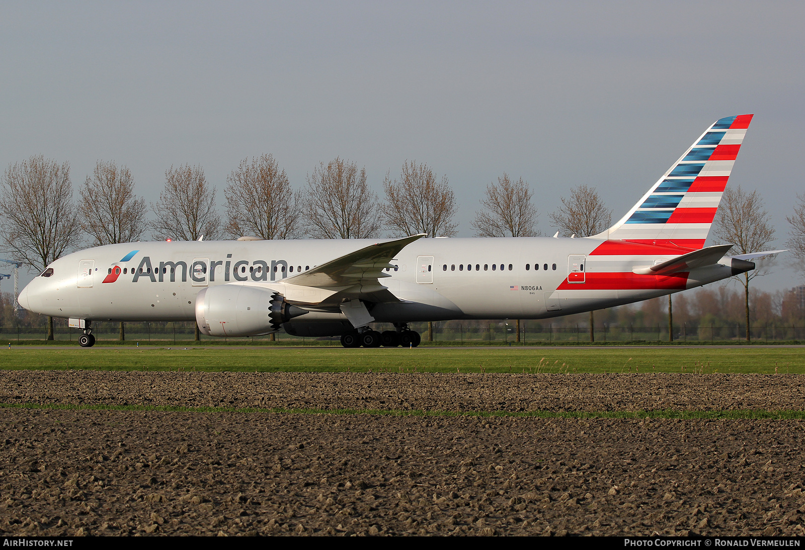 Aircraft Photo of N806AA | Boeing 787-8 Dreamliner | American Airlines | AirHistory.net #678270