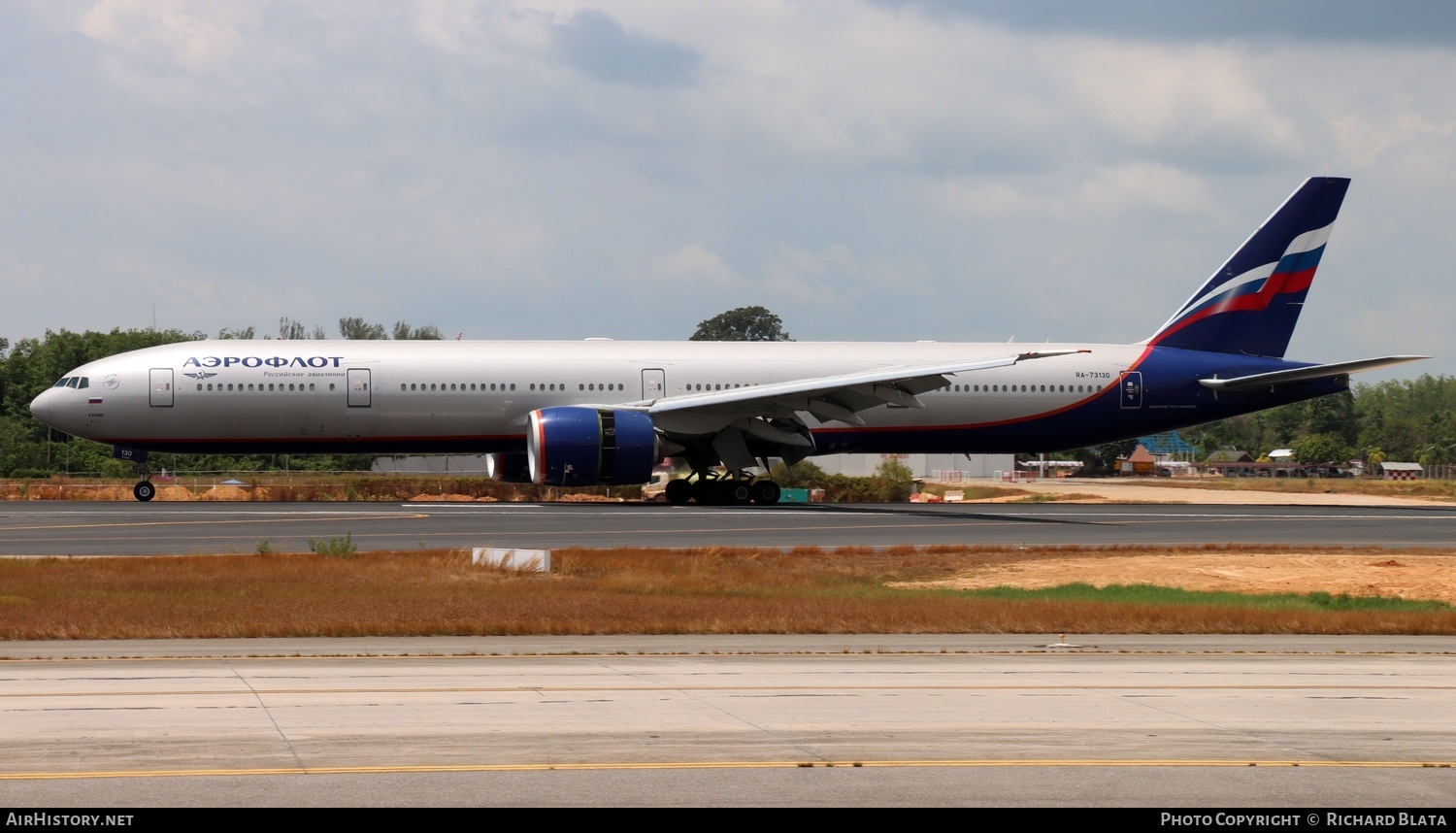 Aircraft Photo of RA-73130 | Boeing 777-3M0/ER | Aeroflot - Russian Airlines | AirHistory.net #682966