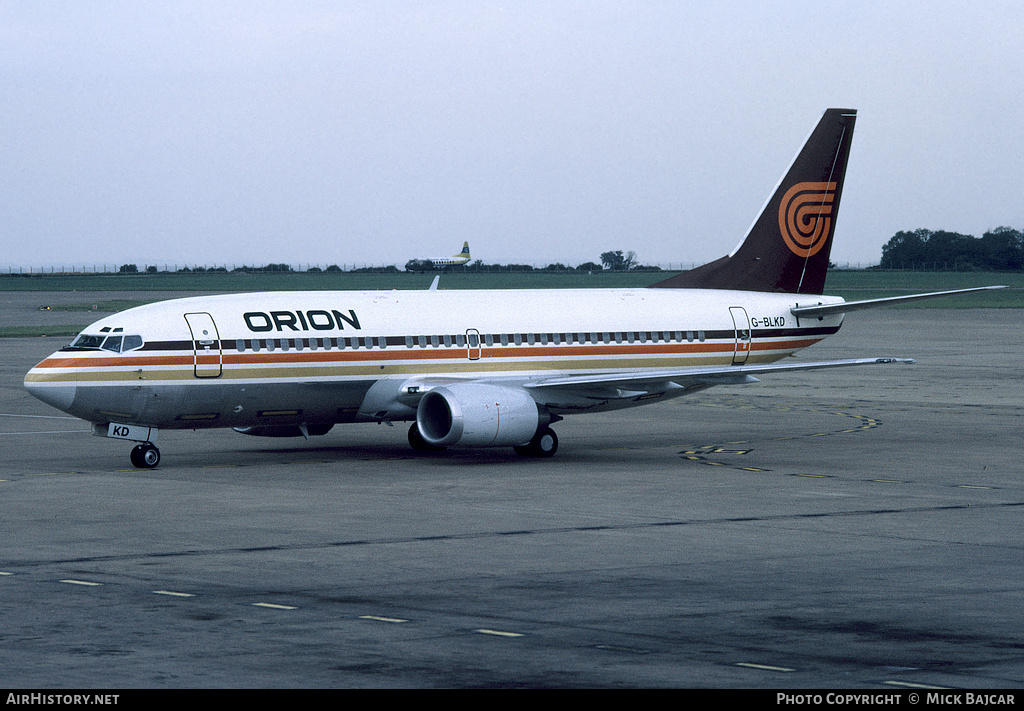 Aircraft Photo of G-BLKD | Boeing 737-3T5 | Orion Airways | AirHistory.net #34