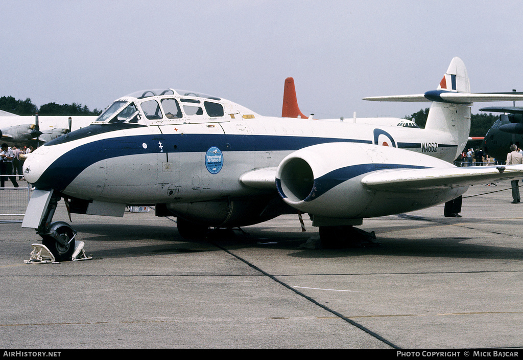 Aircraft Photo of WA662 | Gloster Meteor T7 | UK - Air Force | AirHistory.net #35