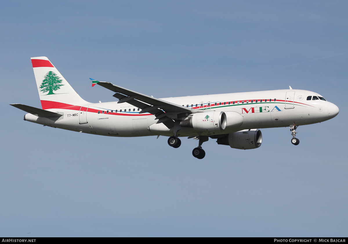Aircraft Photo of T7-MRC | Airbus A320-214 | Middle East Airlines - MEA | AirHistory.net #49