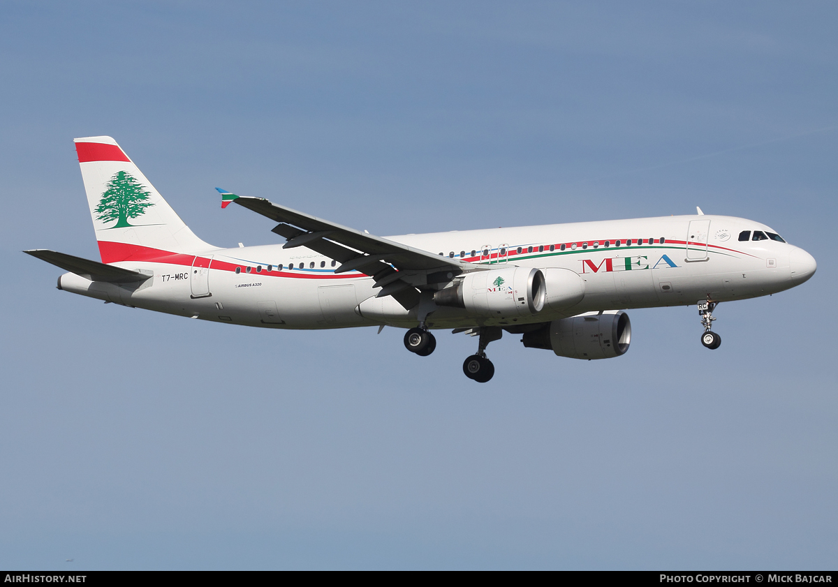 Aircraft Photo of T7-MRC | Airbus A320-214 | MEA - Middle East Airlines | AirHistory.net #49