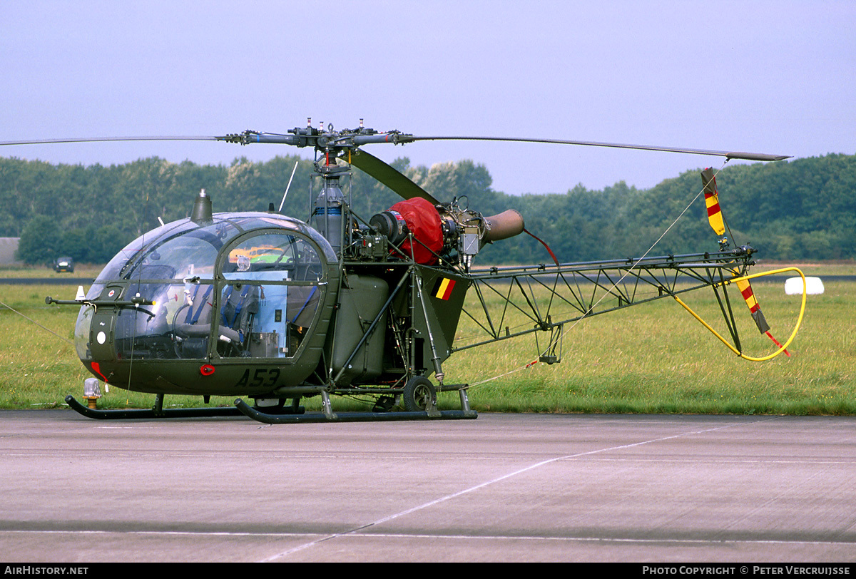 Aircraft Photo of A53 | Sud SA-318C Alouette II Astazou | Belgium - Army | AirHistory.net #59