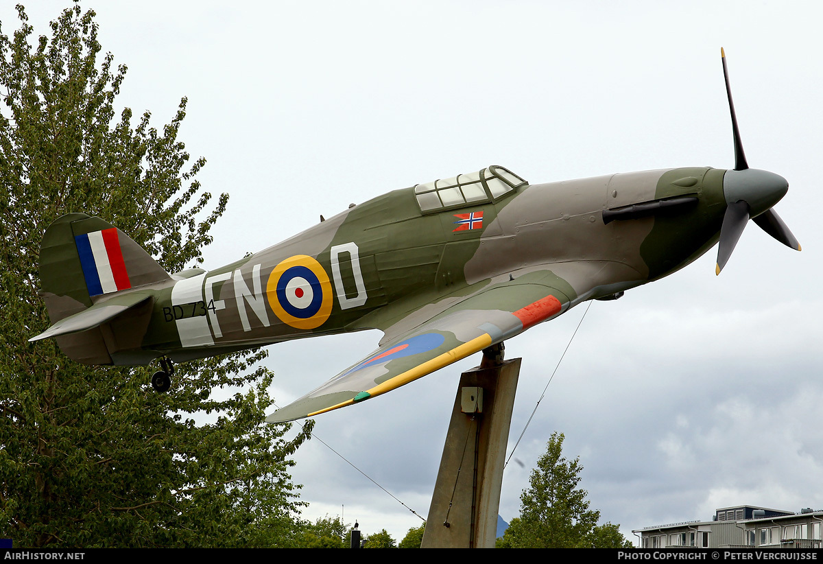 Aircraft Photo of BD734 | Hawker Hurricane (model) | UK - Air Force | AirHistory.net #68