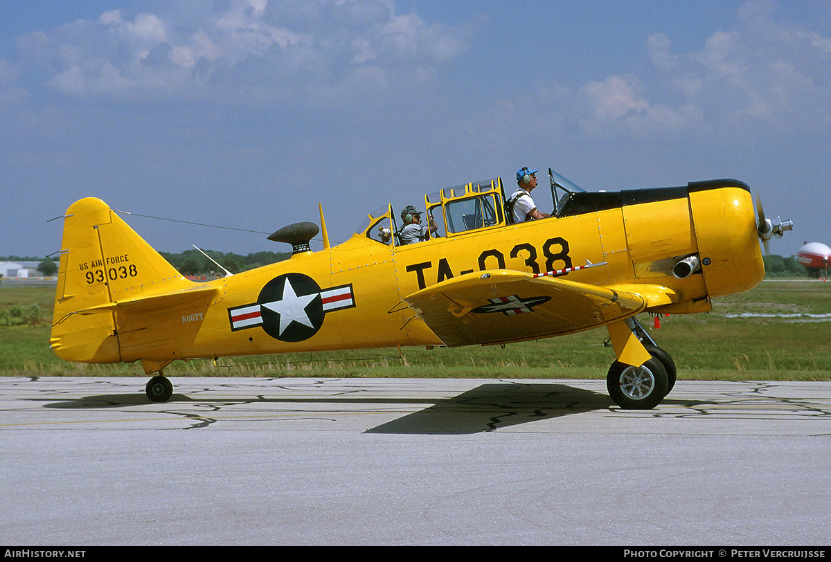 Aircraft Photo of N66TY / 93038 | North American T-6G Texan | USA - Air Force | AirHistory.net #120