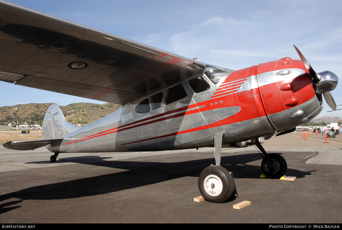 Aircraft Photo of N195WG | Cessna 195A | AirHistory.net #121