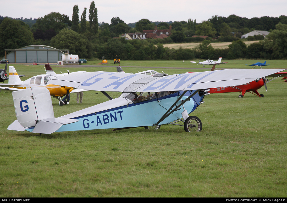 Aircraft Photo of G-ABNT | Civilian Aircraft Civilian Coupé Mk.II | AirHistory.net #132