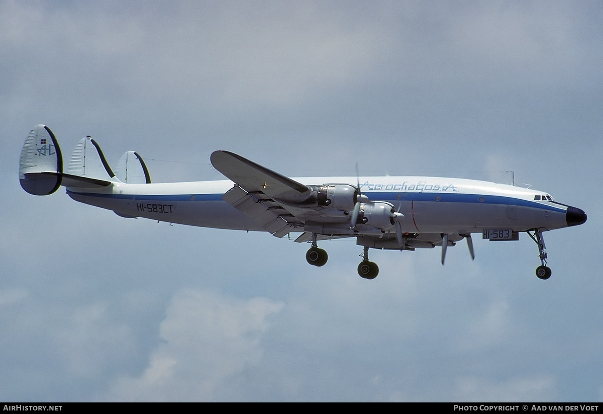 Aircraft Photo of HI-583CT | Lockheed C-121G Super Constellation | Aerochago | AirHistory.net #152