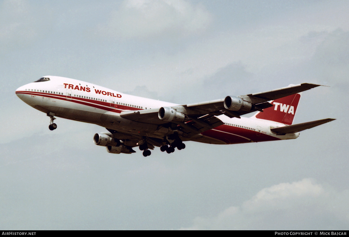 Aircraft Photo of N93105 | Boeing 747-131 | Trans World Airlines - TWA | AirHistory.net #160