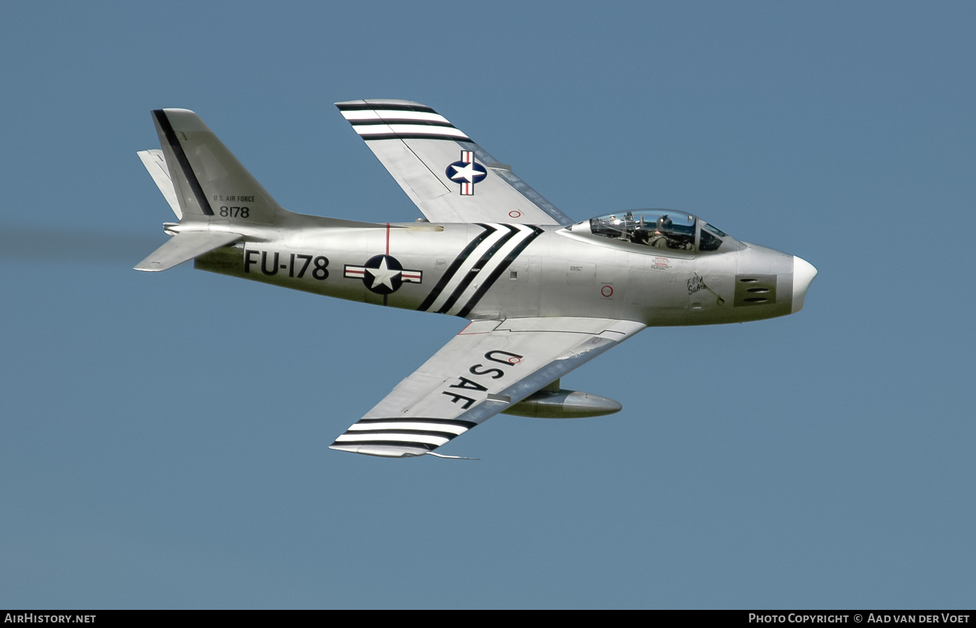 Aircraft Photo of G-SABR / 8178 | North American F-86A Sabre | USA - Air Force | AirHistory.net #166