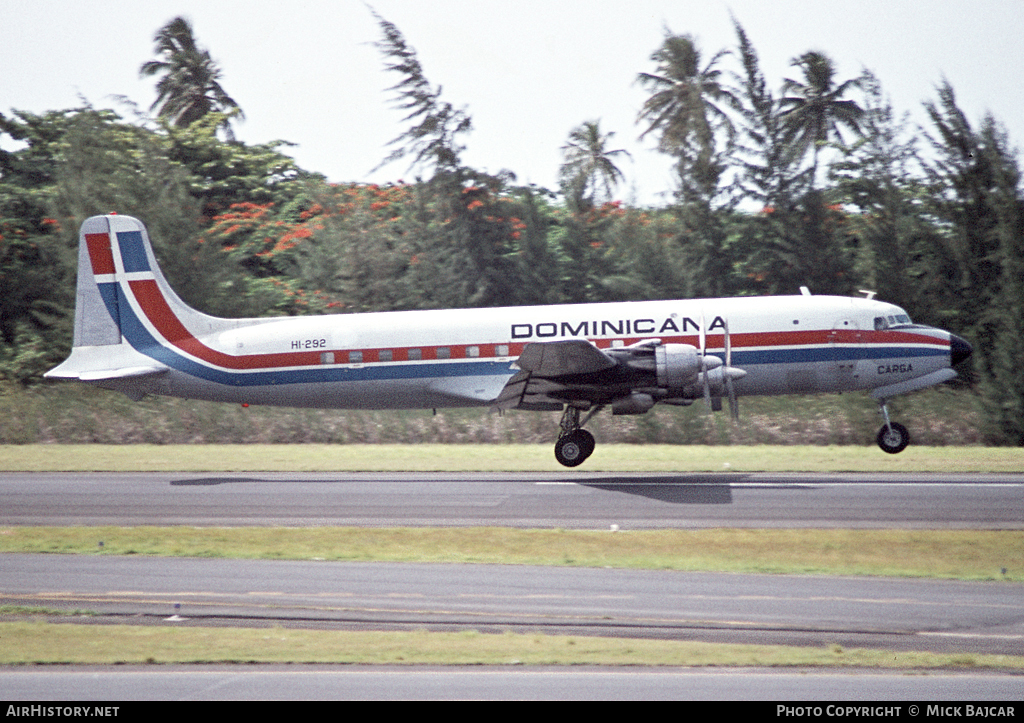 Aircraft Photo of HI-292 | Douglas C-118A Liftmaster | Dominicana | AirHistory.net #203