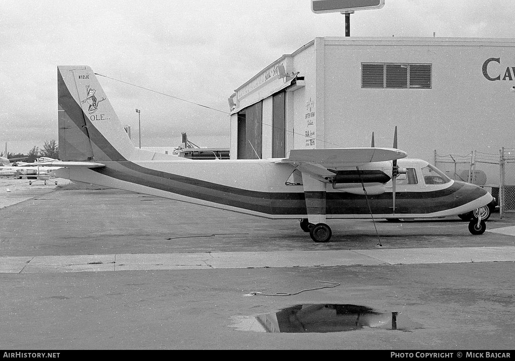 Aircraft Photo of N12JC | Britten-Norman BN-2A-6 Islander | AirHistory.net #205