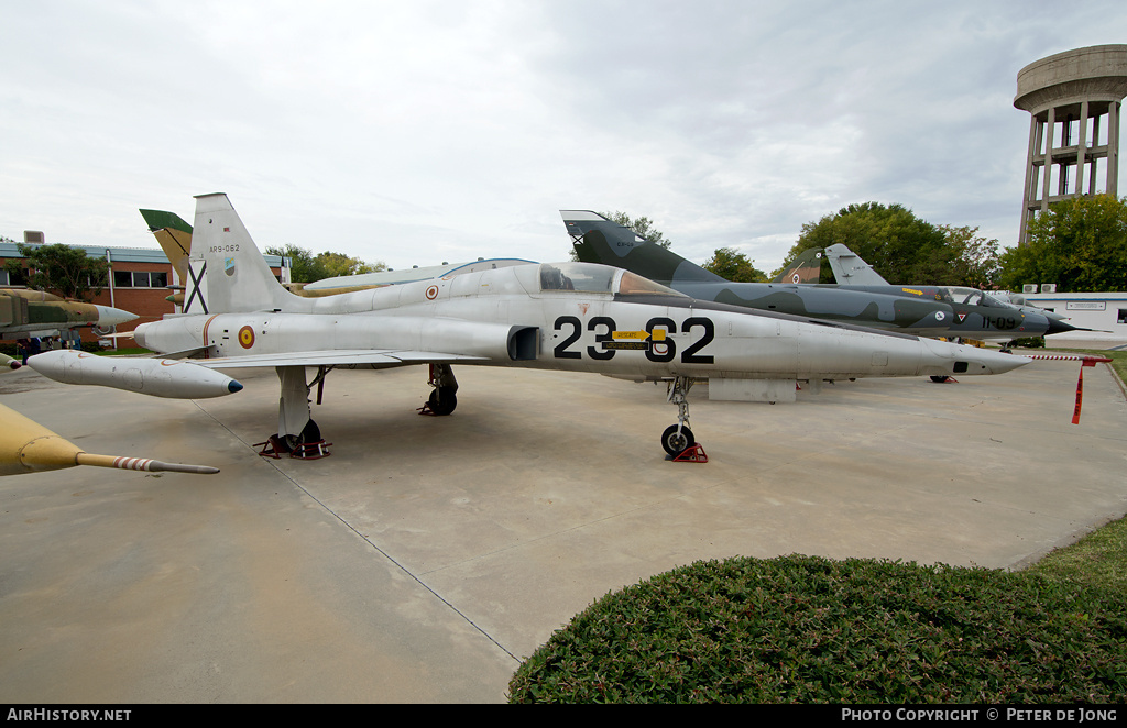 Aircraft Photo of AR9-062 | Northrop SRF-5A Freedom Fighter | Spain - Air Force | AirHistory.net #235