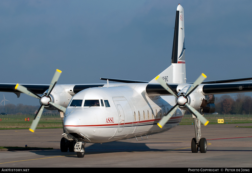 Aircraft Photo of AP-BHZ | Fokker F27-500 Friendship | ASSL - Aircraft Sales and Services | AirHistory.net #245