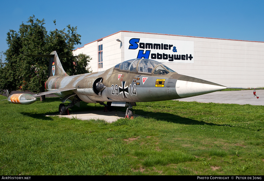 Aircraft Photo of 2914 | Lockheed F-104F Starfighter | Germany - Air Force | AirHistory.net #246