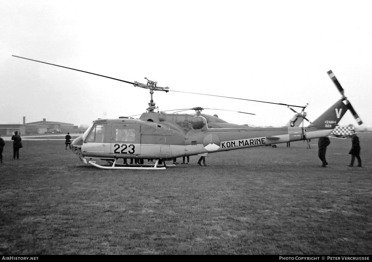 Aircraft Photo of 223 | Agusta (I)UH-1 (AB-204B) | Netherlands - Navy | AirHistory.net #274