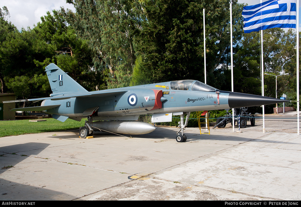 Aircraft Photo of 101 | Dassault Mirage F1CG | Greece - Air Force | AirHistory.net #277
