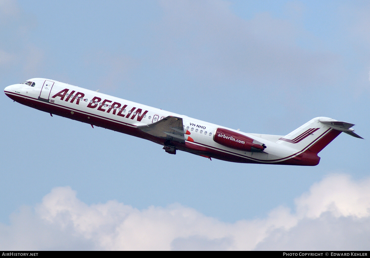 Aircraft Photo of VH-NHO | Fokker 100 (F28-0100) | Air Berlin | AirHistory.net #285