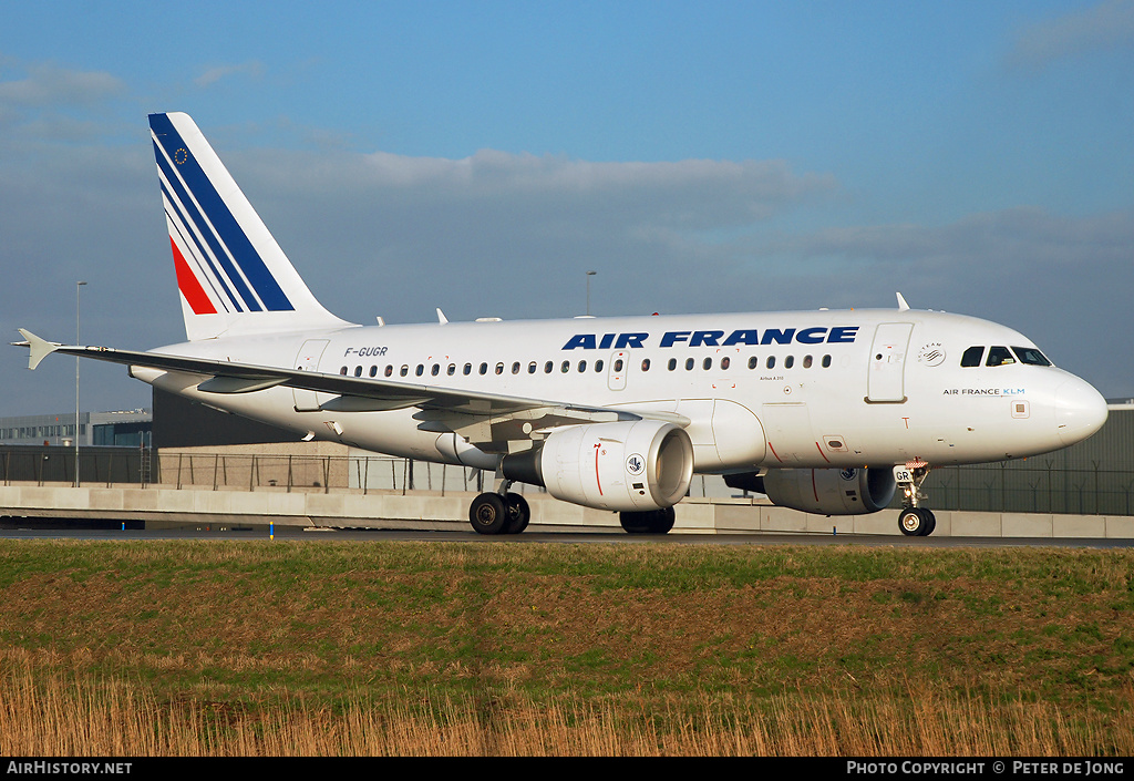 Aircraft Photo of F-GUGR | Airbus A318-111 | Air France | AirHistory.net #290