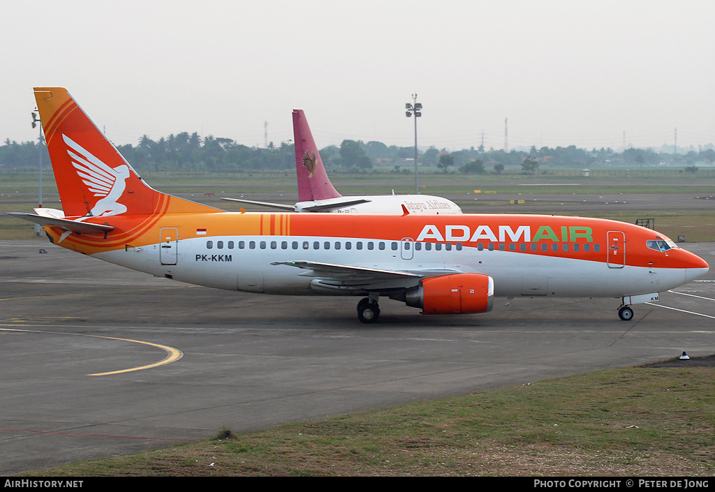 Aircraft Photo of PK-KKM | Boeing 737-33A | AdamAir | AirHistory.net #296