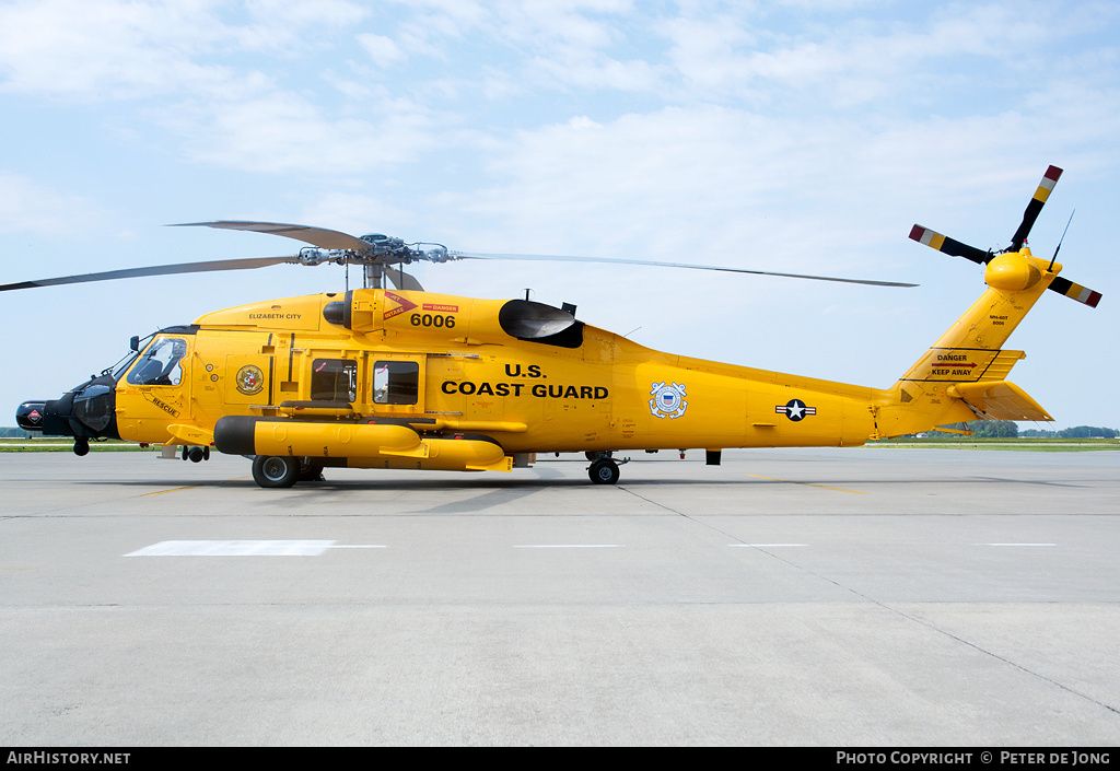 Aircraft Photo of 6006 | Sikorsky MH-60T Jayhawk (S-70B-5) | USA - Coast Guard | AirHistory.net #298