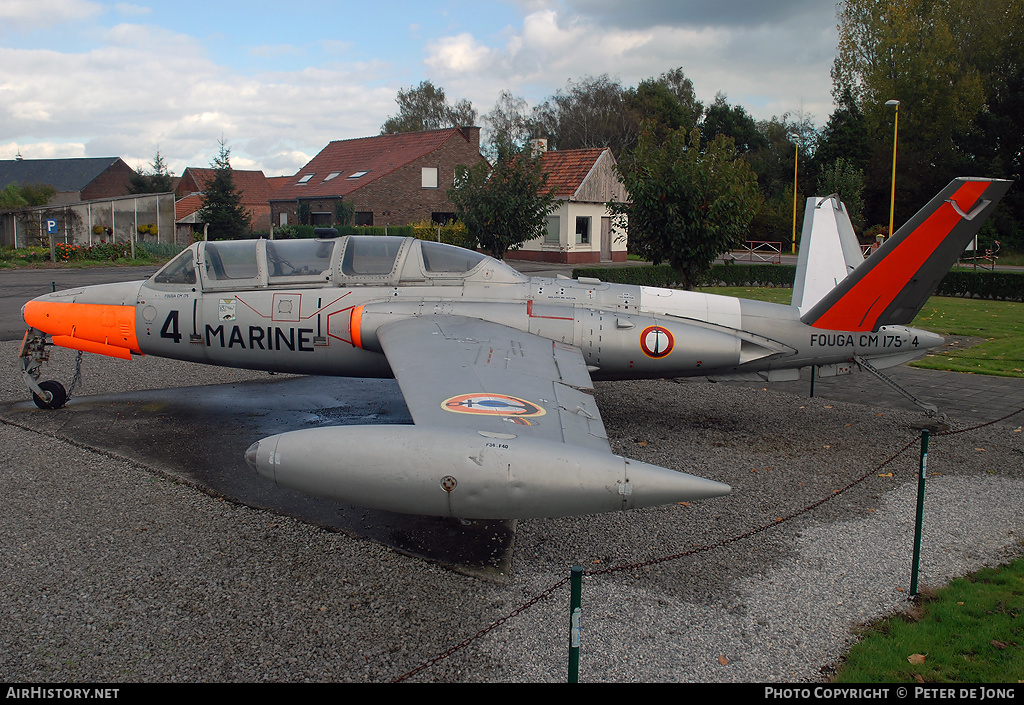 Aircraft Photo of 4 | Fouga CM-175 Zéphyr | France - Navy | AirHistory.net #301