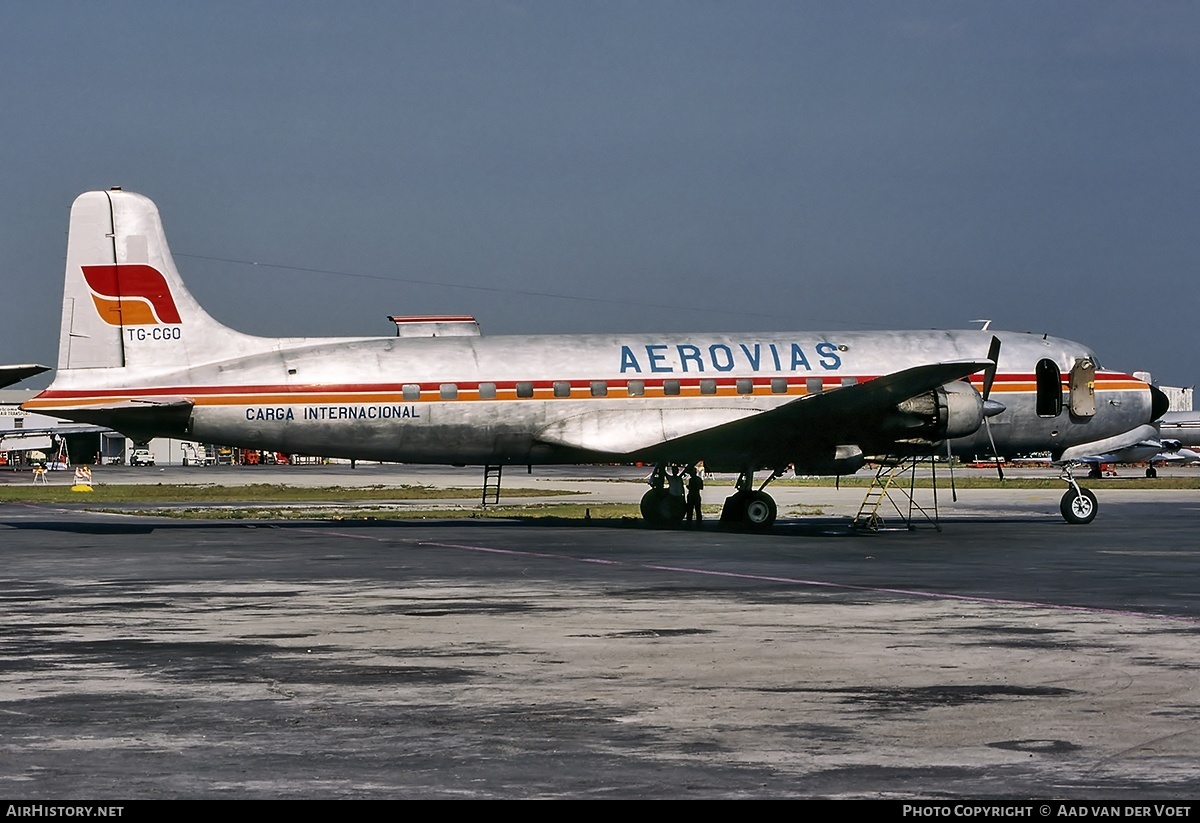 Aircraft Photo of TG-CGO | Douglas C-118A Liftmaster (DC-6A) | Aerovias | AirHistory.net