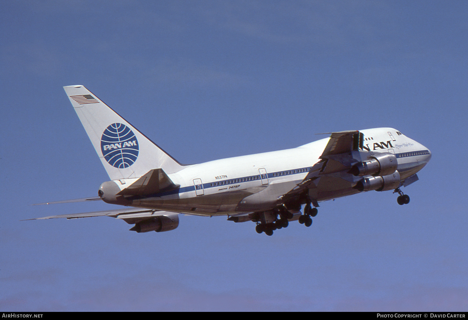 Aircraft Photo of N537PA | Boeing 747SP-21 | Pan American World Airways - Pan Am | AirHistory.net #380
