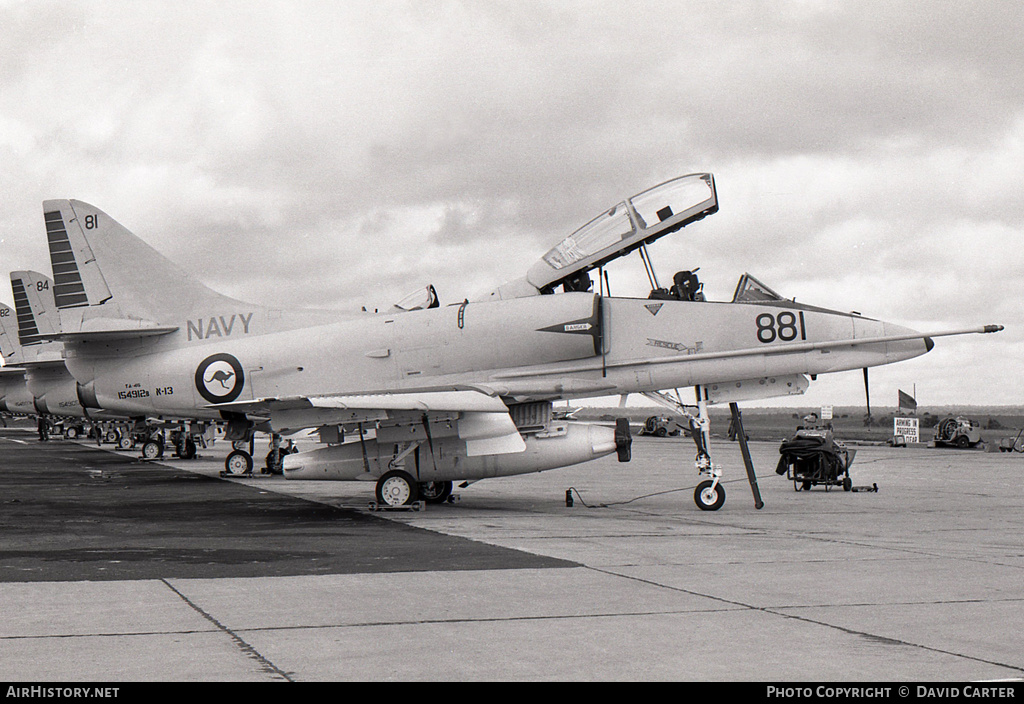 Aircraft Photo of N13-154912 | McDonnell Douglas TA-4G Skyhawk | Australia - Navy | AirHistory.net #385