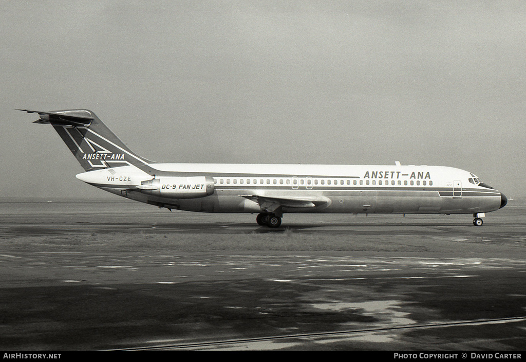 Aircraft Photo of VH-CZE | McDonnell Douglas DC-9-31 | Ansett - ANA | AirHistory.net #386