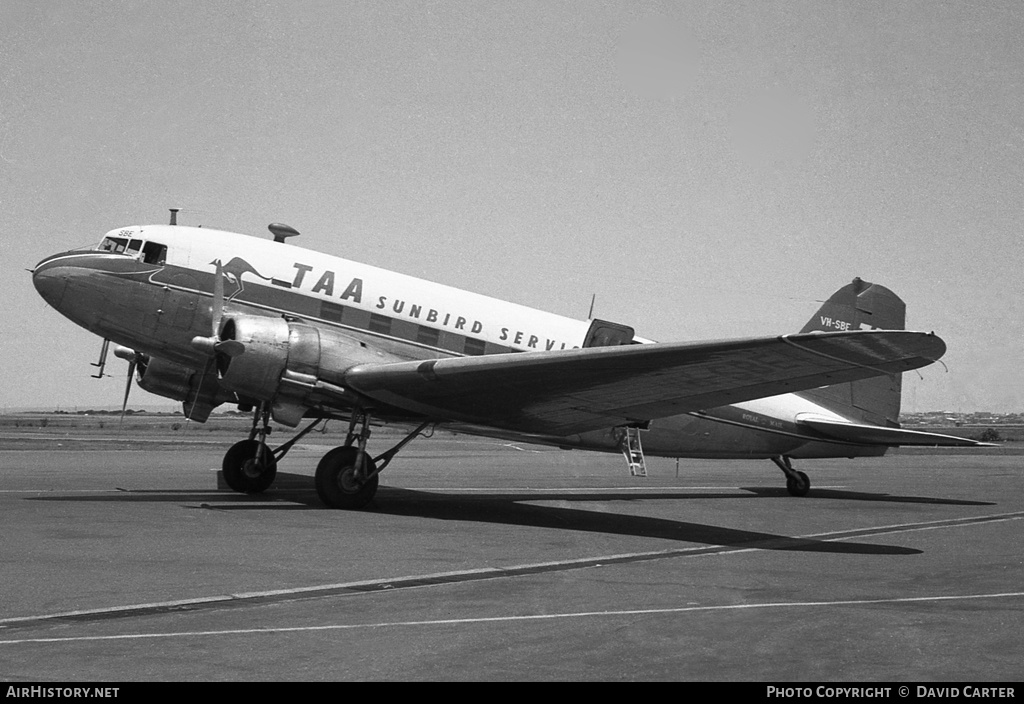 Aircraft Photo of VH-SBE | Douglas C-47A Skytrain | TAA Sunbird Services | AirHistory.net #390