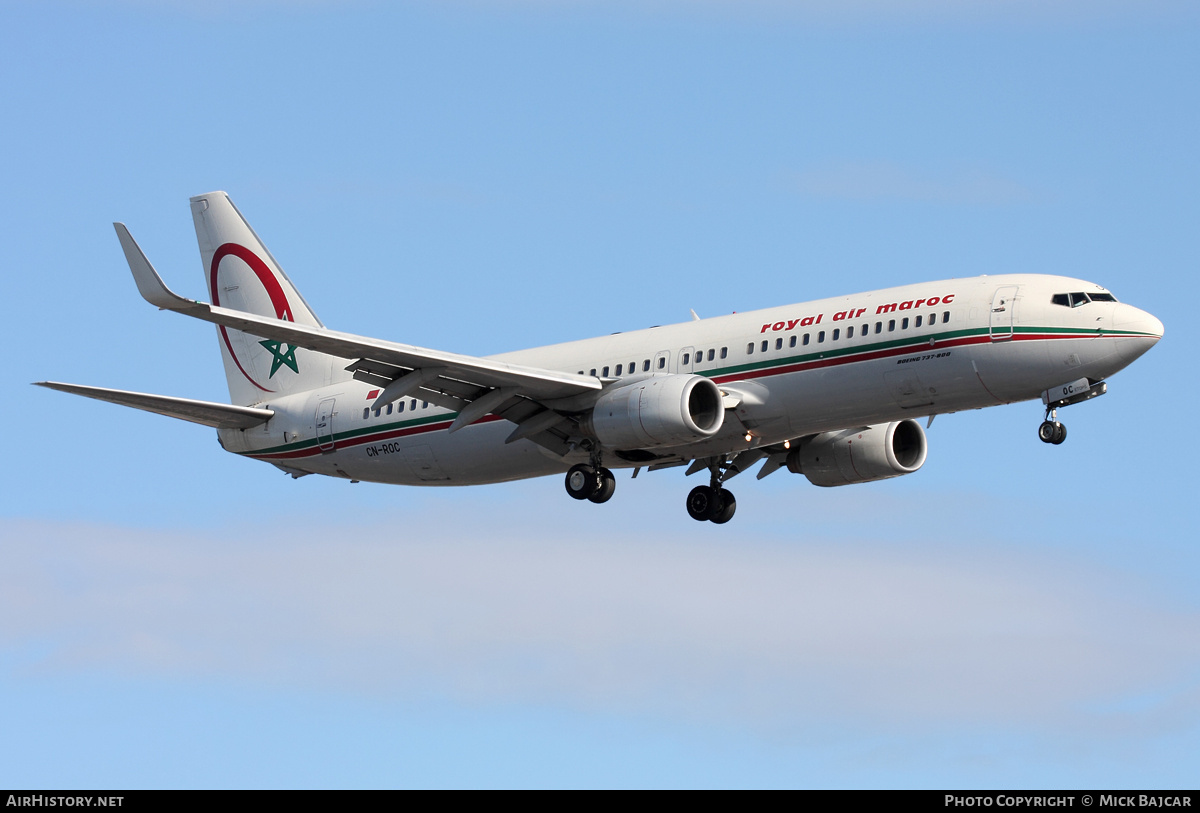 Aircraft Photo of CN-ROC | Boeing 737-8B6 | Royal Air Maroc - RAM | AirHistory.net #408