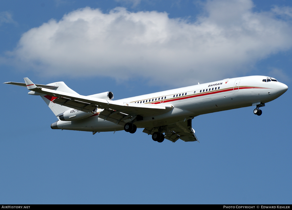 Aircraft Photo of A9C-BA | Boeing 727-2M7/Adv(RE) Super 27 | Bahrain Royal Flight | AirHistory.net #419