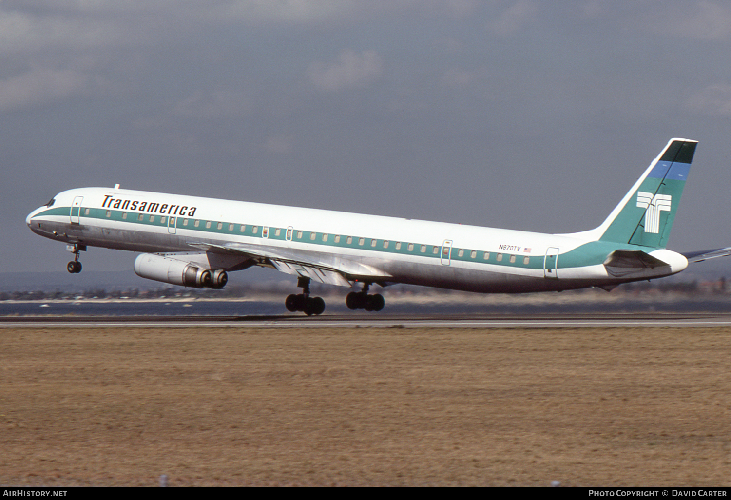 Aircraft Photo of N870TV | McDonnell Douglas DC-8-63CF | Transamerica Airlines | AirHistory.net #459