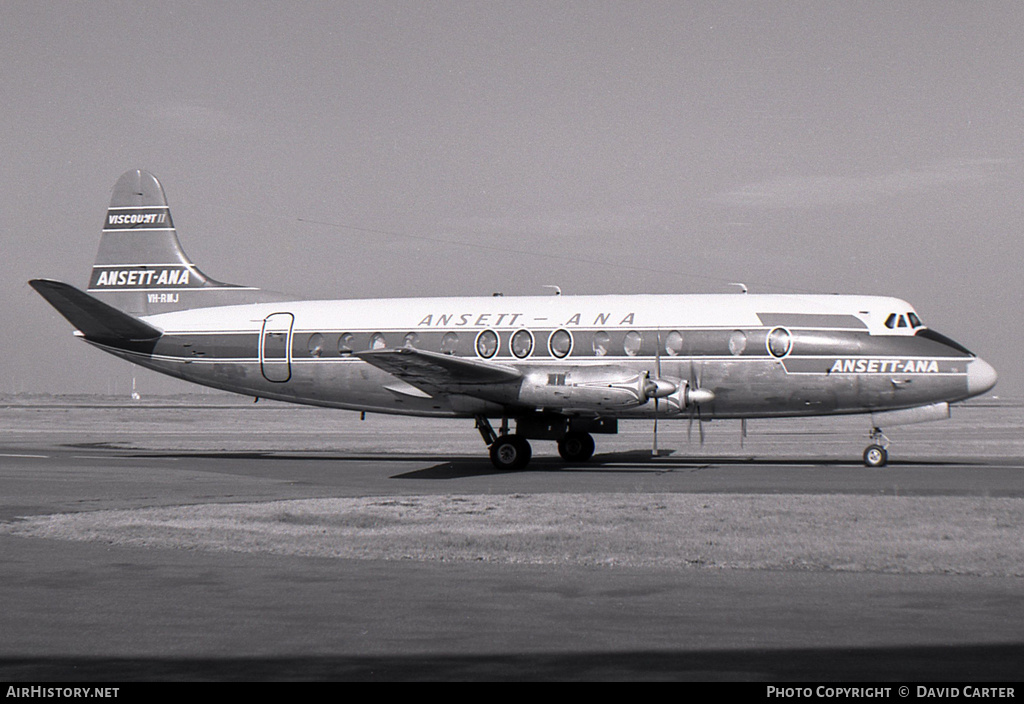 Aircraft Photo of VH-RMJ | Vickers 832 Viscount | Ansett - ANA | AirHistory.net #461