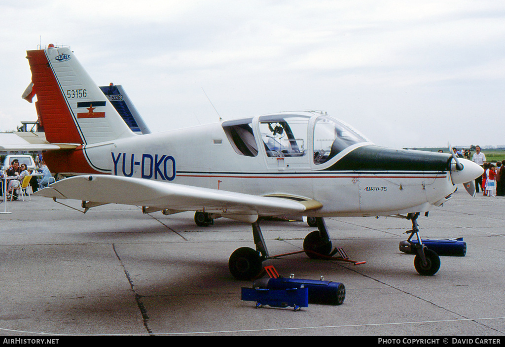Aircraft Photo of YU-DKO / 53156 | Utva UTVA-75 | AirHistory.net #479