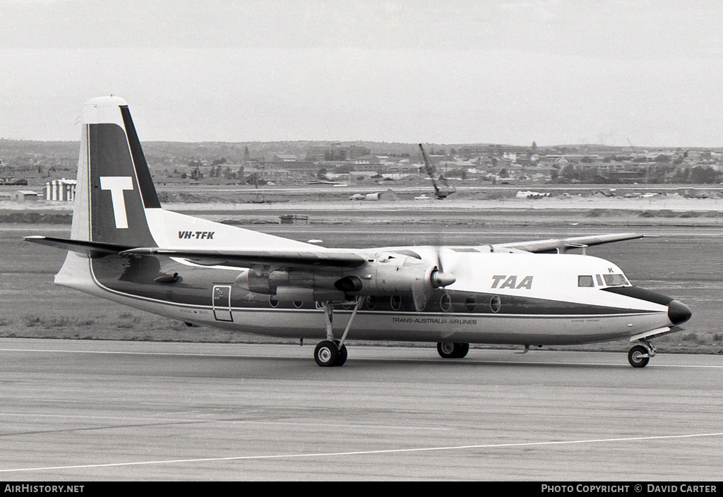 Aircraft Photo of VH-TFK | Fokker F27-200 Friendship | Trans-Australia Airlines - TAA | AirHistory.net #481