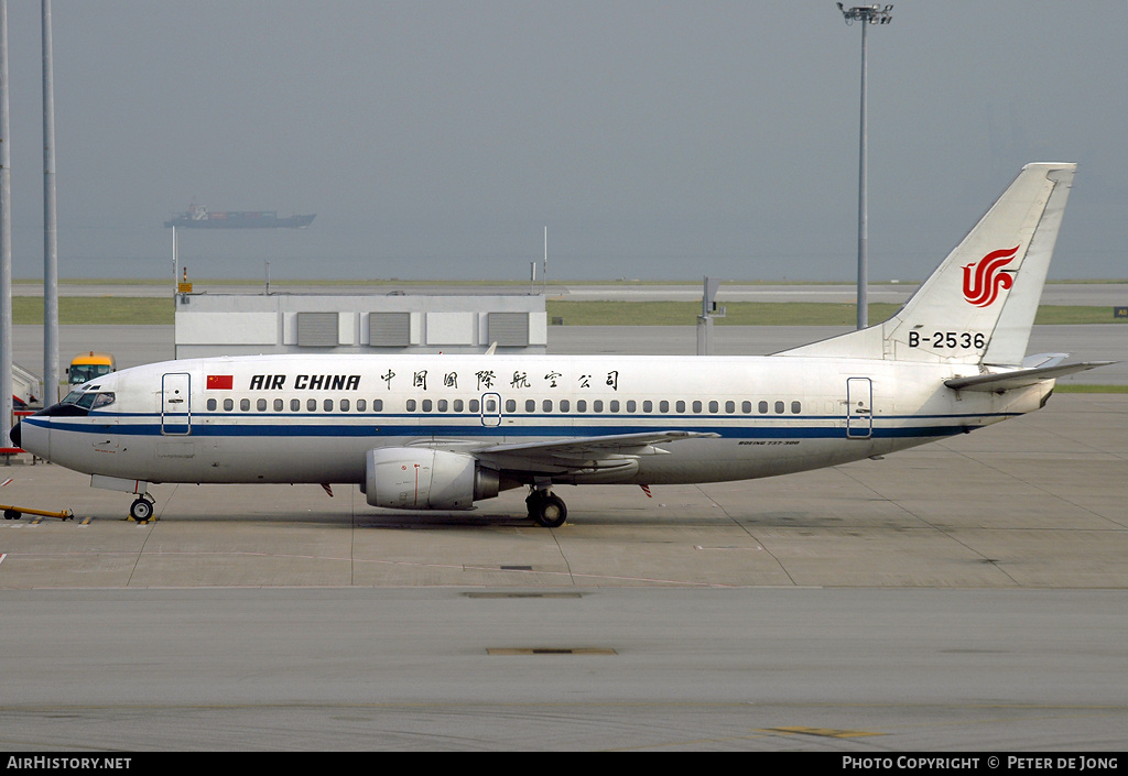 Aircraft Photo of B-2536 | Boeing 737-3J6 | Air China | AirHistory.net #491