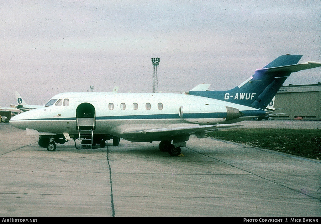 Aircraft Photo of G-AWUF | Hawker Siddeley HS-125-1B | AirHistory.net #521