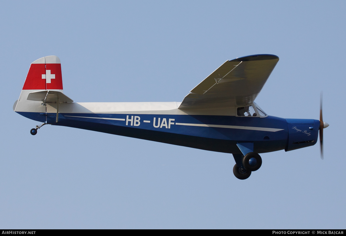 Aircraft Photo of HB-UAF | Praga E-114M Air Baby | AirHistory.net #535
