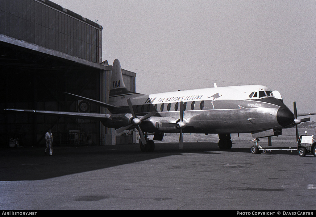 Aircraft Photo of VH-TVL | Vickers 756D Viscount | Trans-Australia Airlines - TAA | AirHistory.net #611
