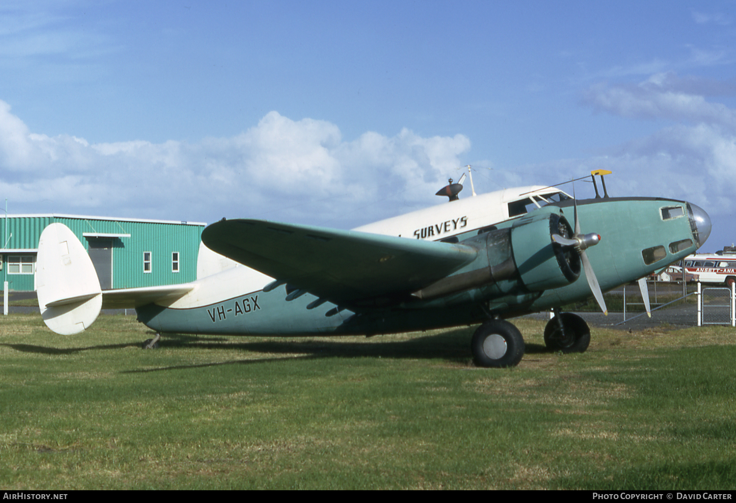Aircraft Photo of VH-AGX | Lockheed 414 Hudson IIIA | Adastra Aerial Surveys | AirHistory.net #622