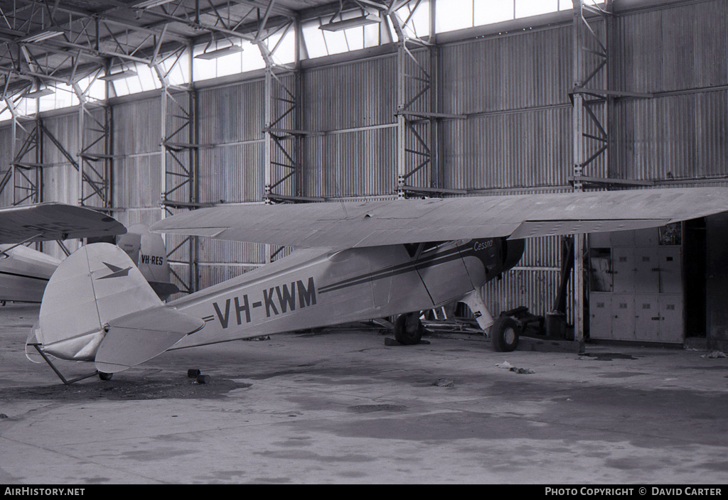 Aircraft Photo of VH-KWM | Cessna C-34 Airmaster | AirHistory.net