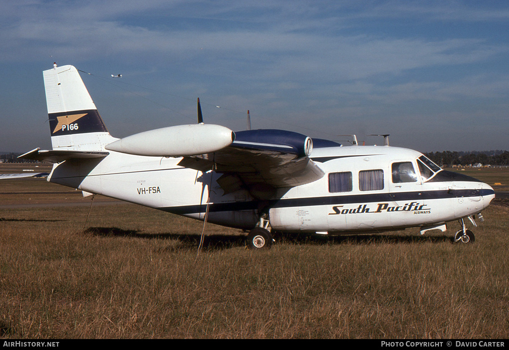 Aircraft Photo of VH-FSA | Piaggio P-166 | South Pacific Airways - SPA | AirHistory.net #631