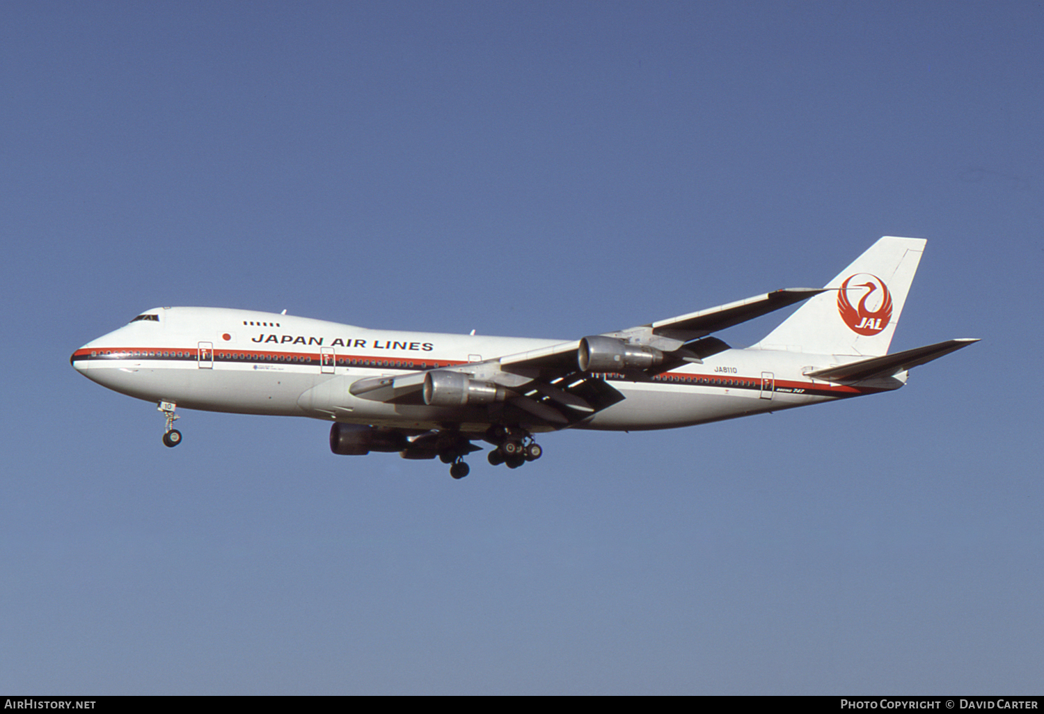 Aircraft Photo of JA8110 | Boeing 747-246B | Japan Air Lines - JAL | AirHistory.net #636