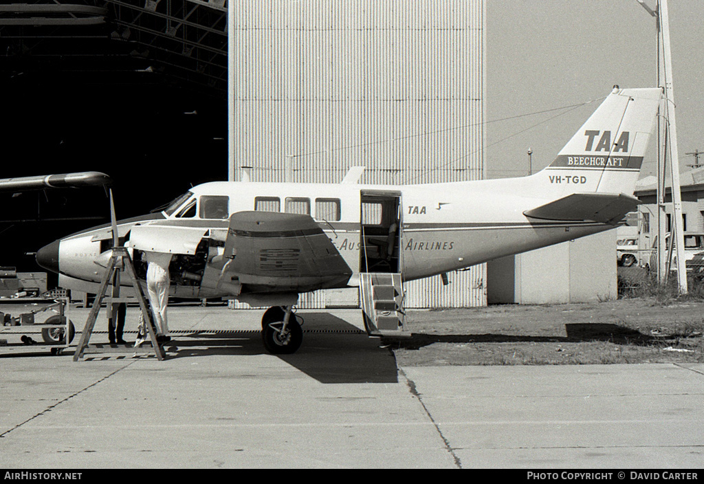 Aircraft Photo of VH-TGD | Beech 65-A80 Queen Air | Trans-Australia Airlines - TAA | AirHistory.net #639