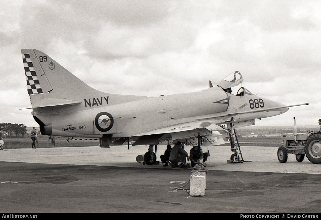 Aircraft Photo of N13-154910 | McDonnell Douglas A-4G Skyhawk | Australia - Navy | AirHistory.net #646