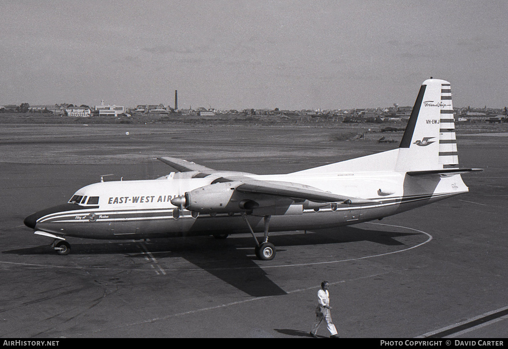 Aircraft Photo of VH-EWJ | Fokker F27-100 Friendship | East-West Airlines | AirHistory.net